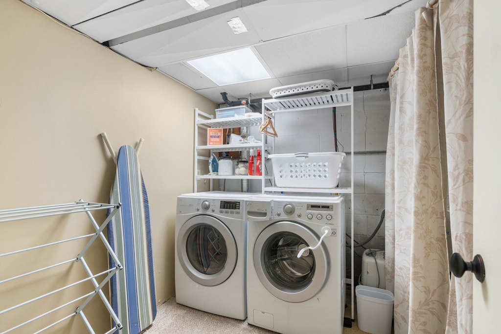 Your own private laundry room keeps your clothes fresh throughout your stay, with convenient storage for all your travel essentials.