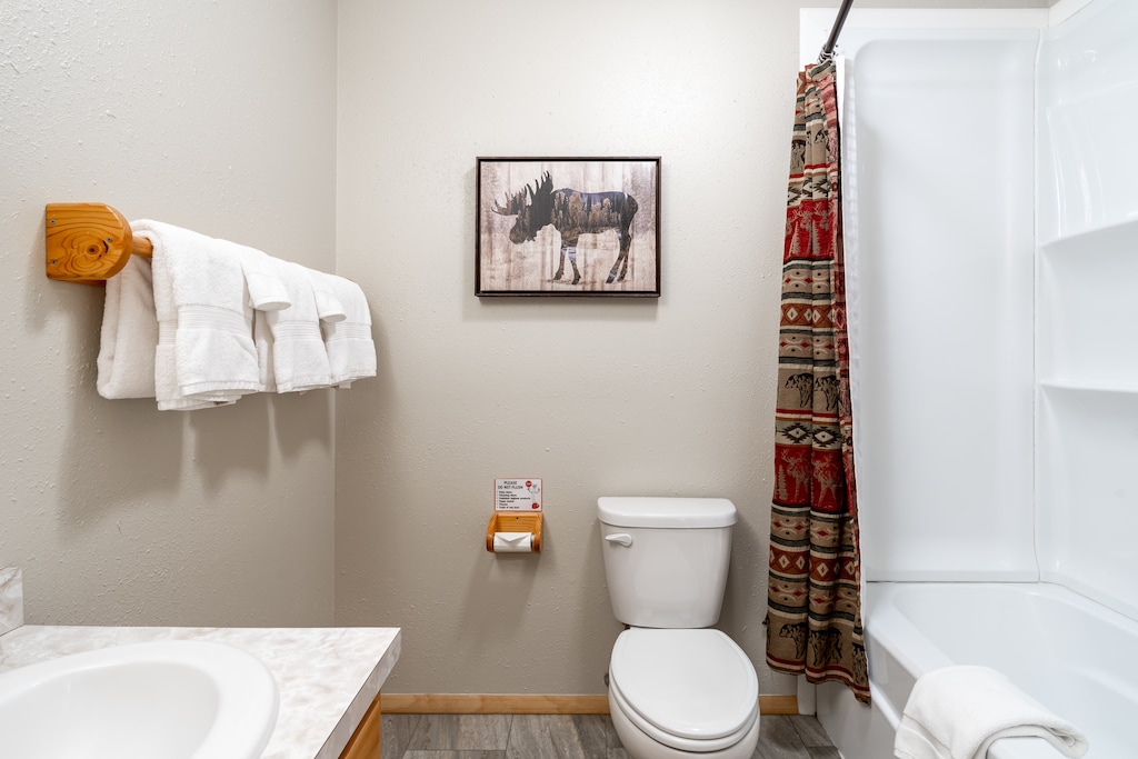 Primary Bathroom on upper level