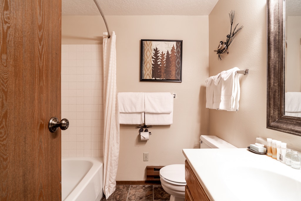 Full bathroom 1 on upper level