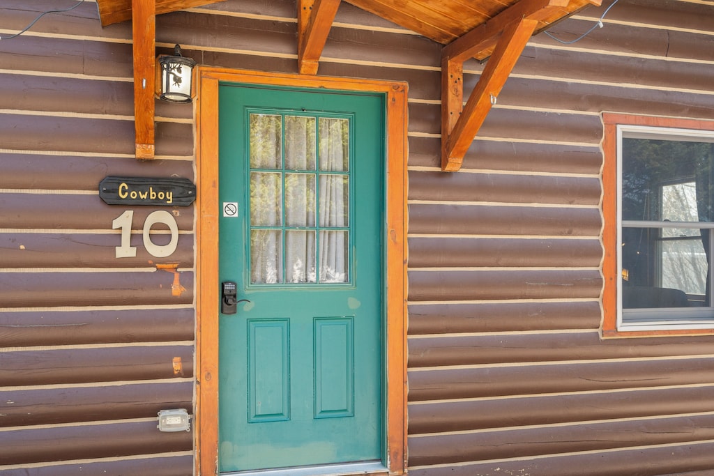 Cowboy Cabin Front Door