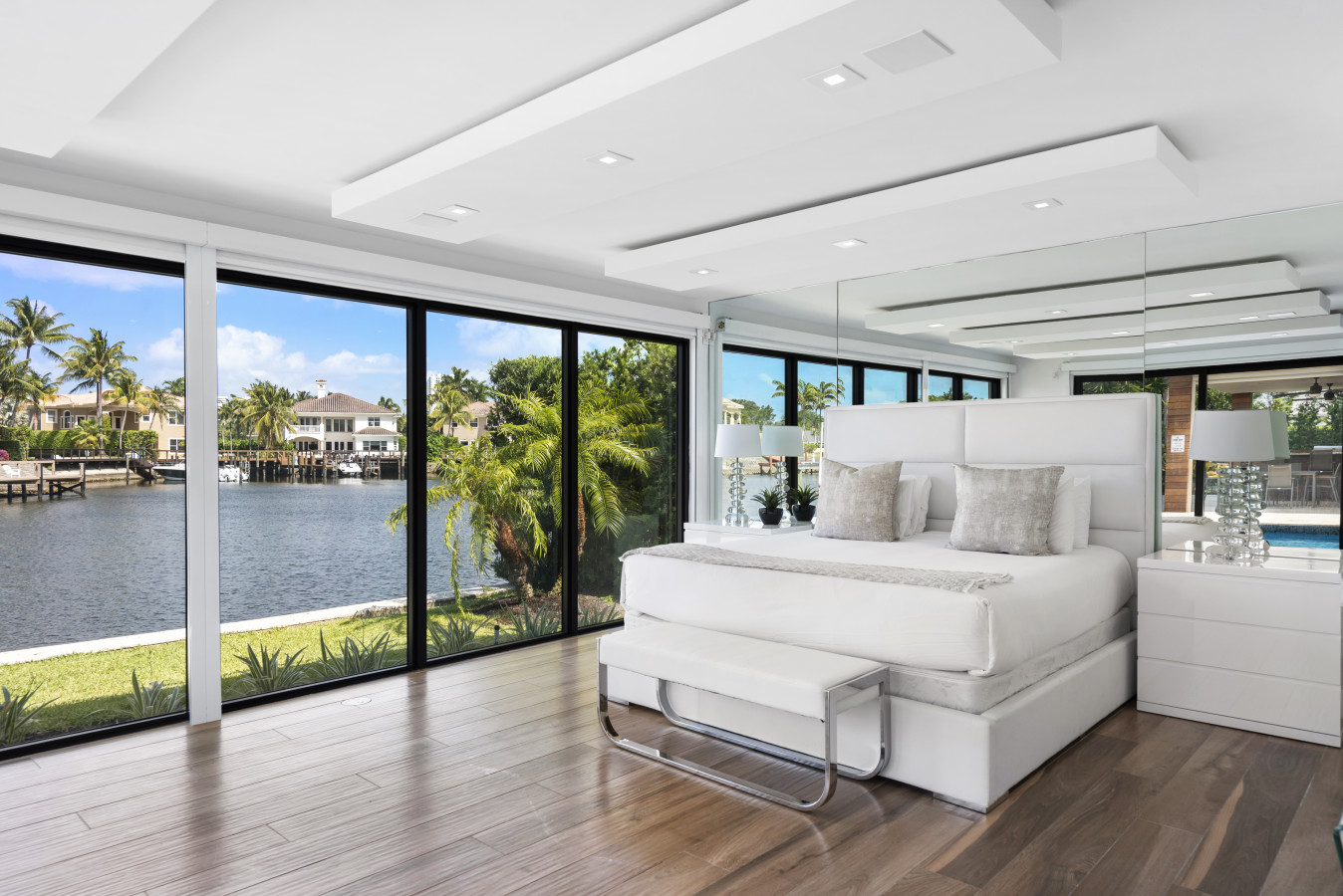 A Sophisticated Waterfront Sanctuary with Private Dock, Resort-Style Pool, and Italian Gourmet Kitchen