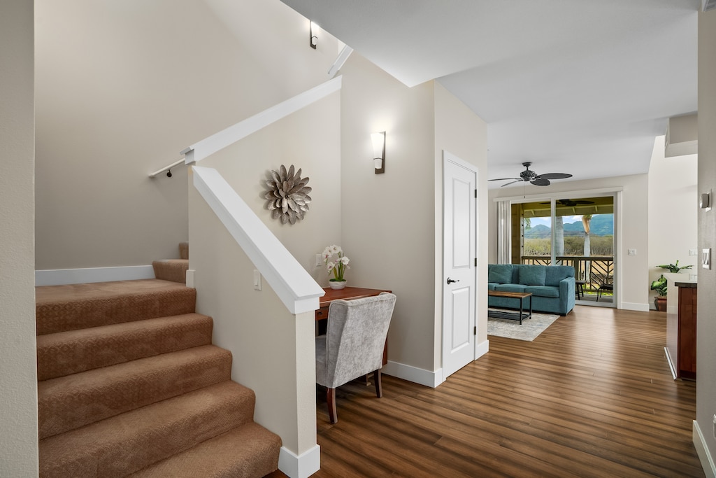 Upstairs to the Guest Rooms