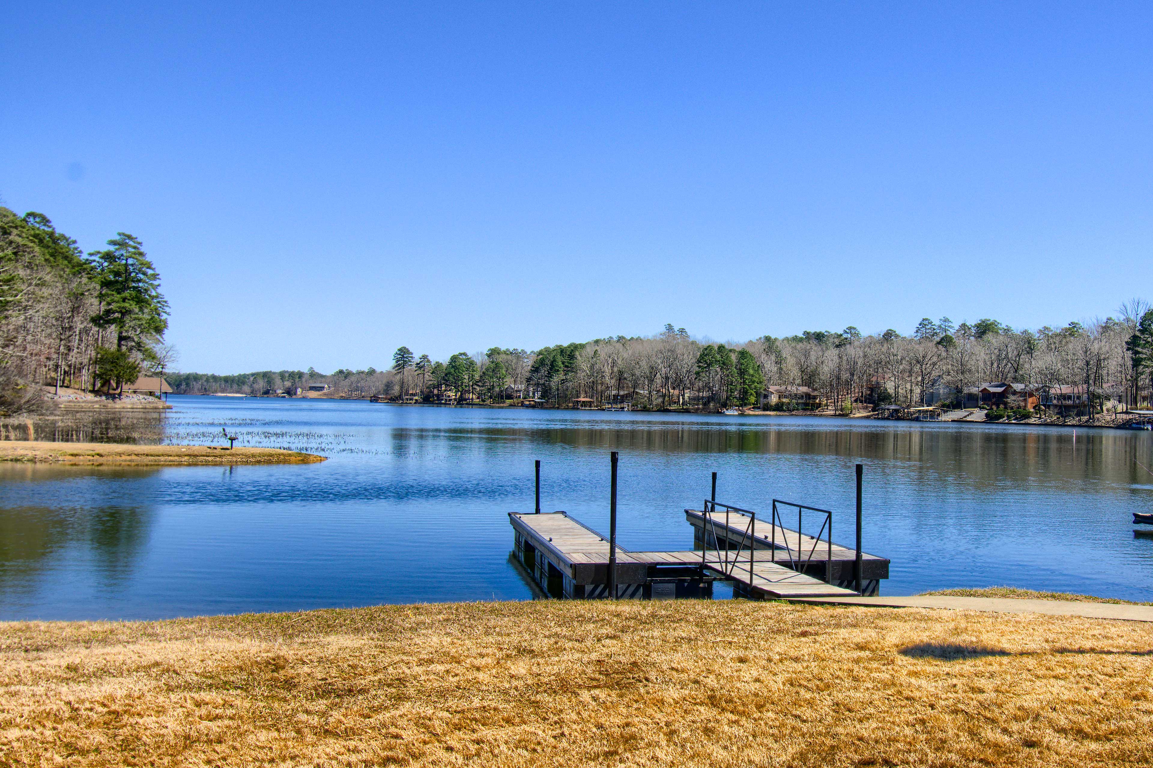 Lake Desoto Townhome: Swim Dock, Pets Welcome!