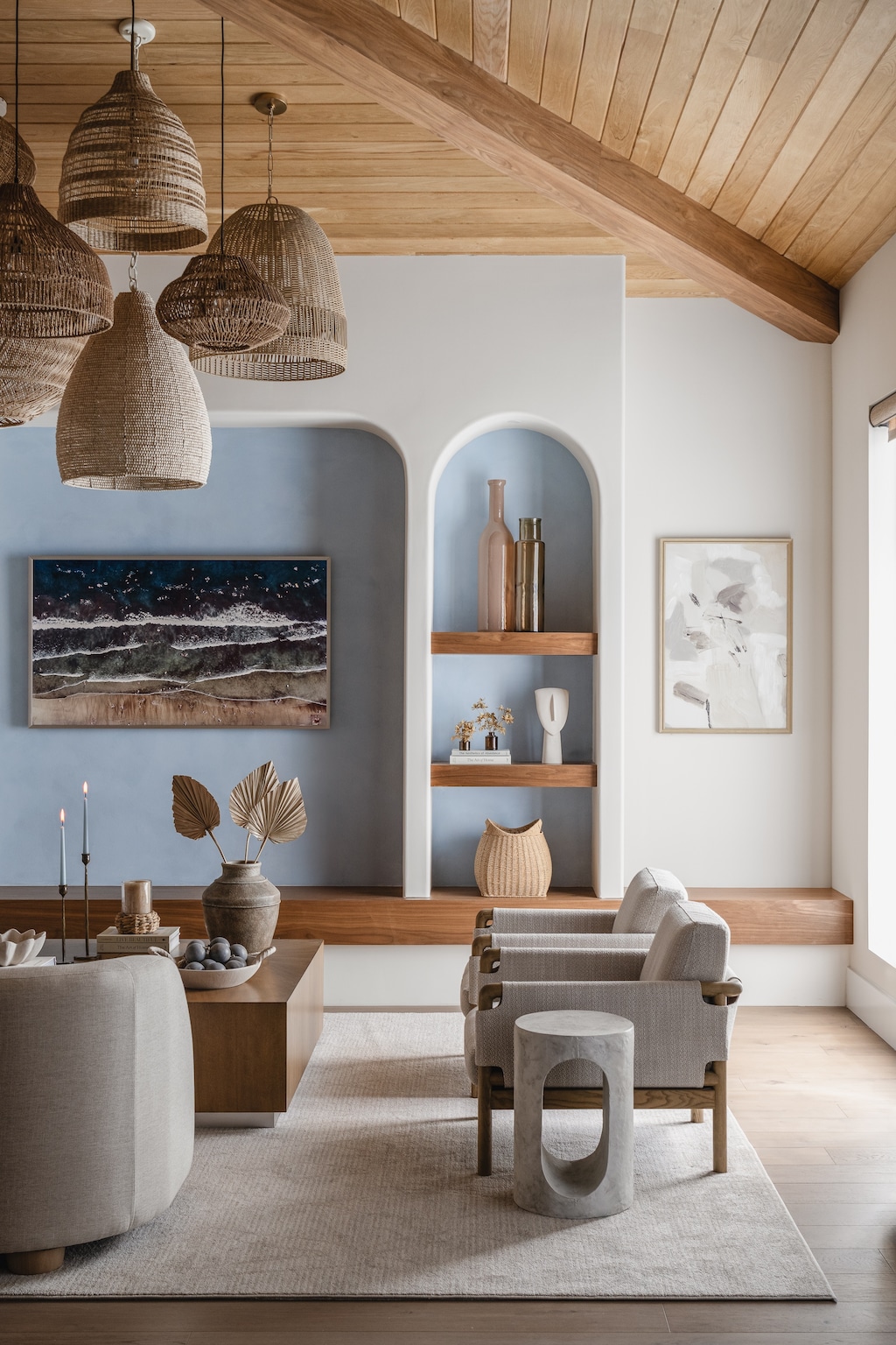 Frame TV and living room details