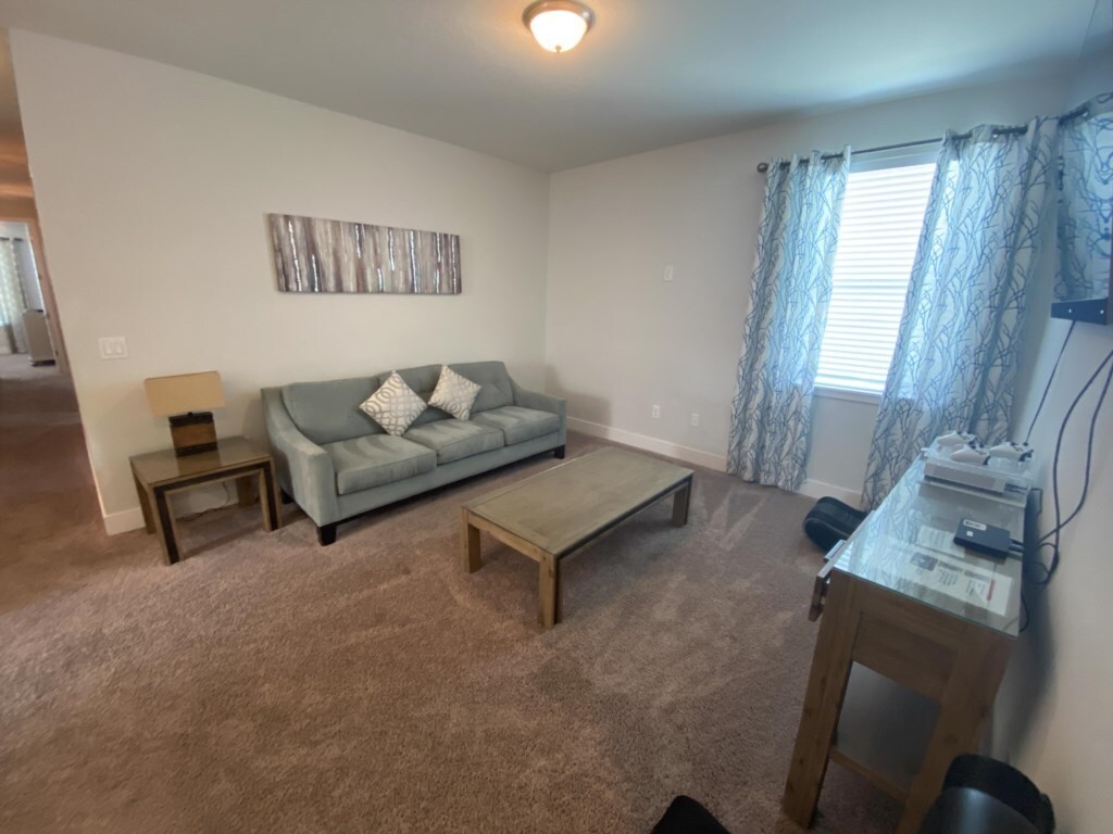 Comfortable seating area ideal for reading or quiet relaxation.