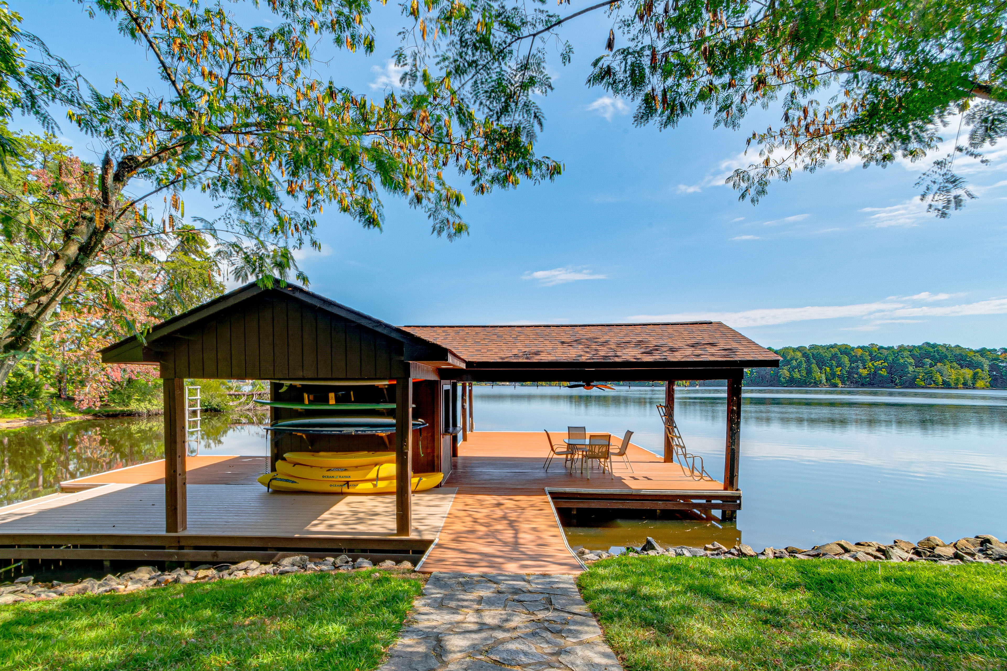 Hyco Lake Escape w/ Deck & Dock: Families Welcome! - Home Rental in Semora