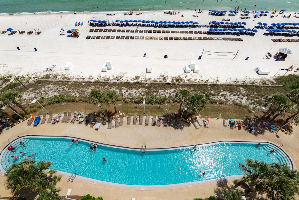 One of Two Gulf Front Pools