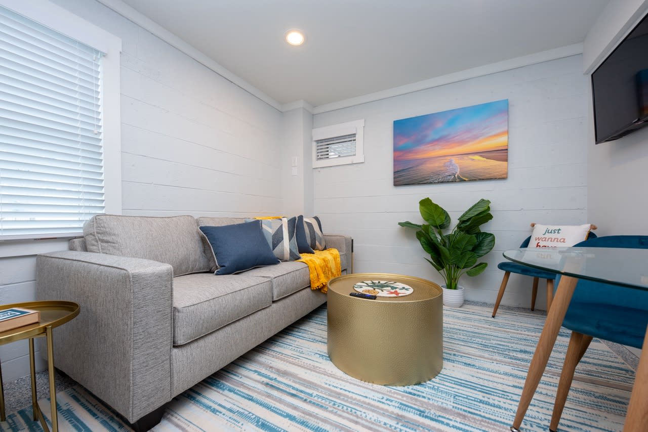 Living Area - Queen Sleeper Sofa