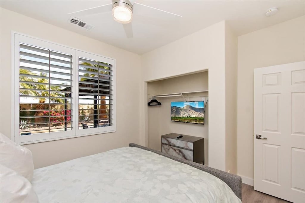 Relax on comfy bedroom.