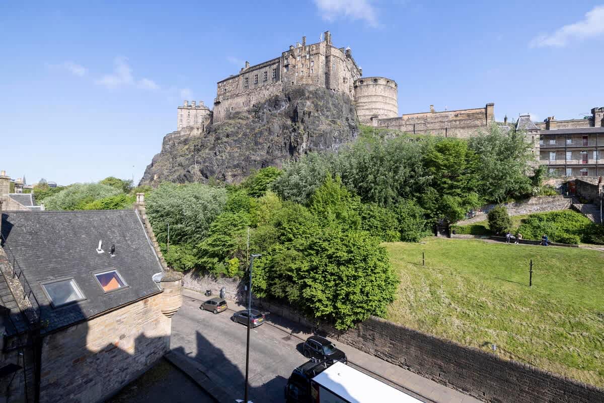 The heart of Central Old Town with Castle Views