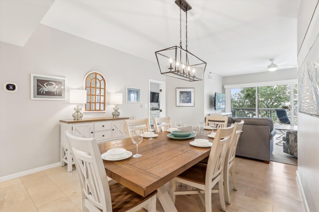 Dining Table with Seating for Six at 416 Barrington Court