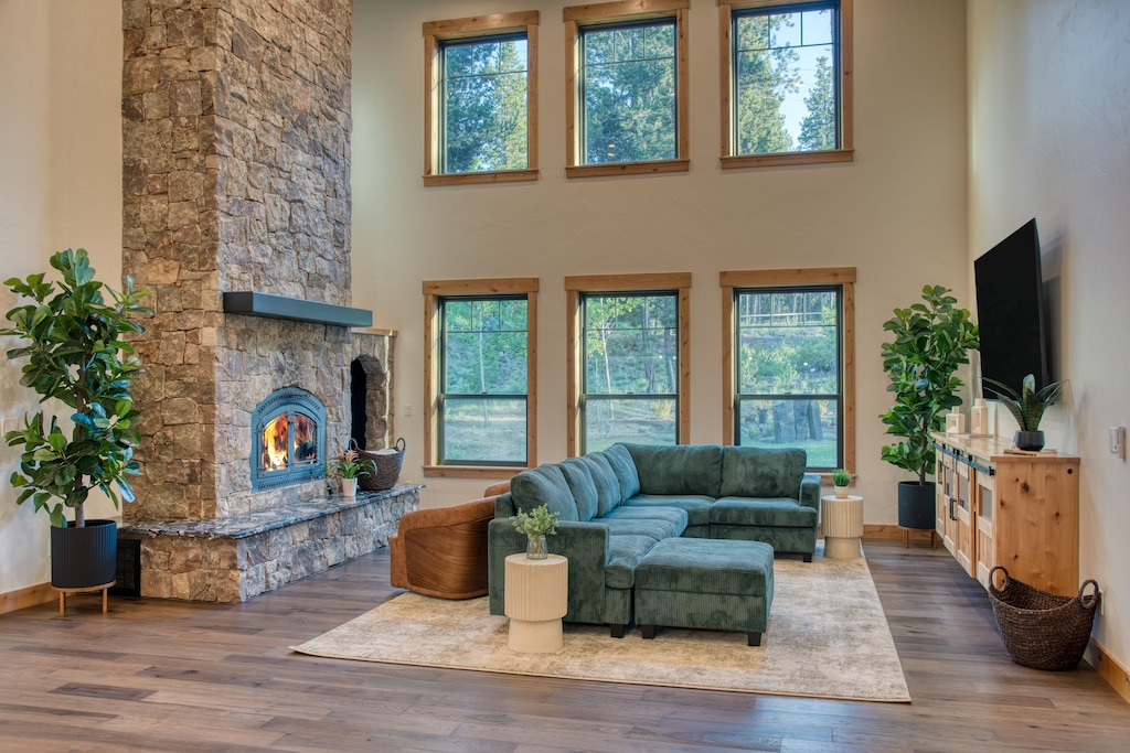 Bright and airy space.