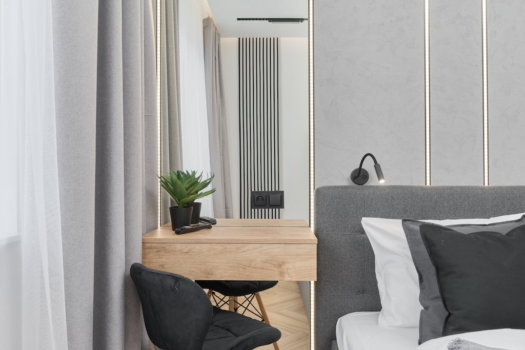 Desk for remote work.