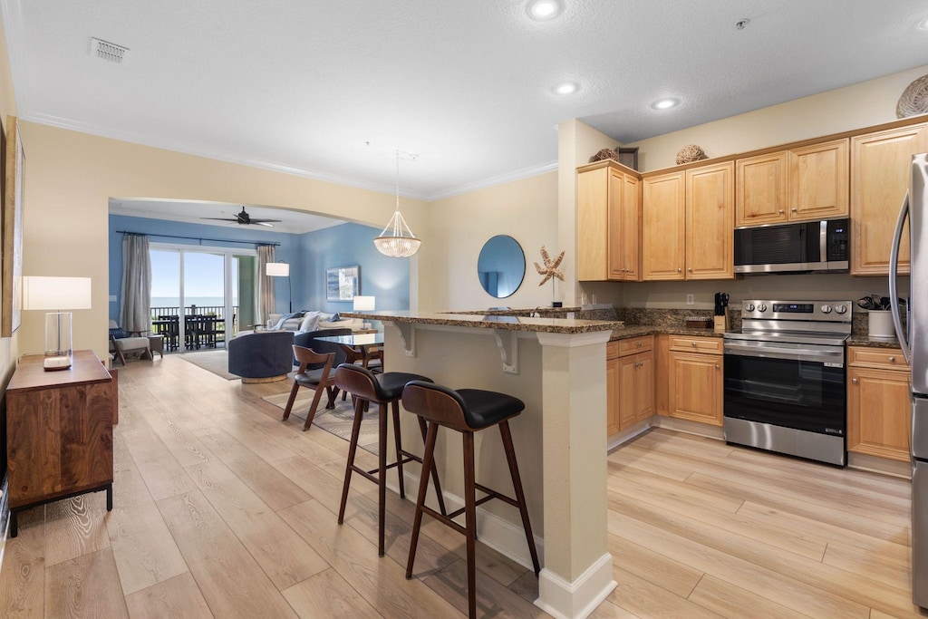 Open Concept Kitchen, Dining and Living Room