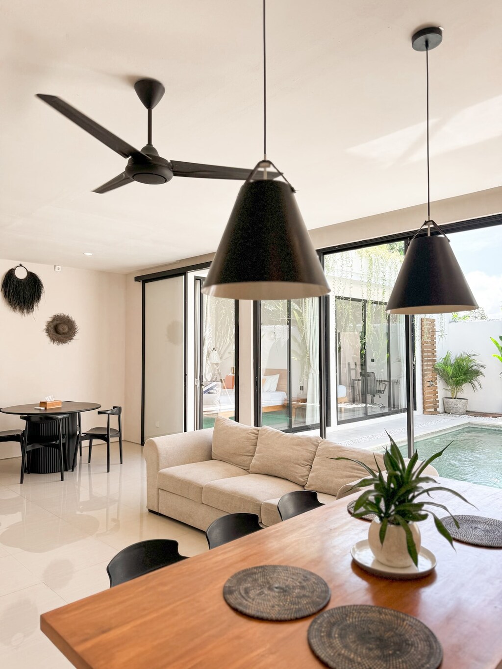 Make unforgettable Bali memories in comfort and style. The living room at Villa Kaba is the perfect place to unwind and connect with loved ones. #Villa Kaba