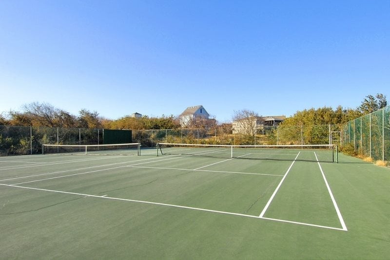 Take advantage of community tennis and basketball courts during your stay.