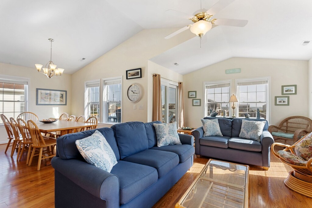 Gather together in the Living Area with a Fireplace for a board game or head over into the nearby Lounge Area for family movie night.