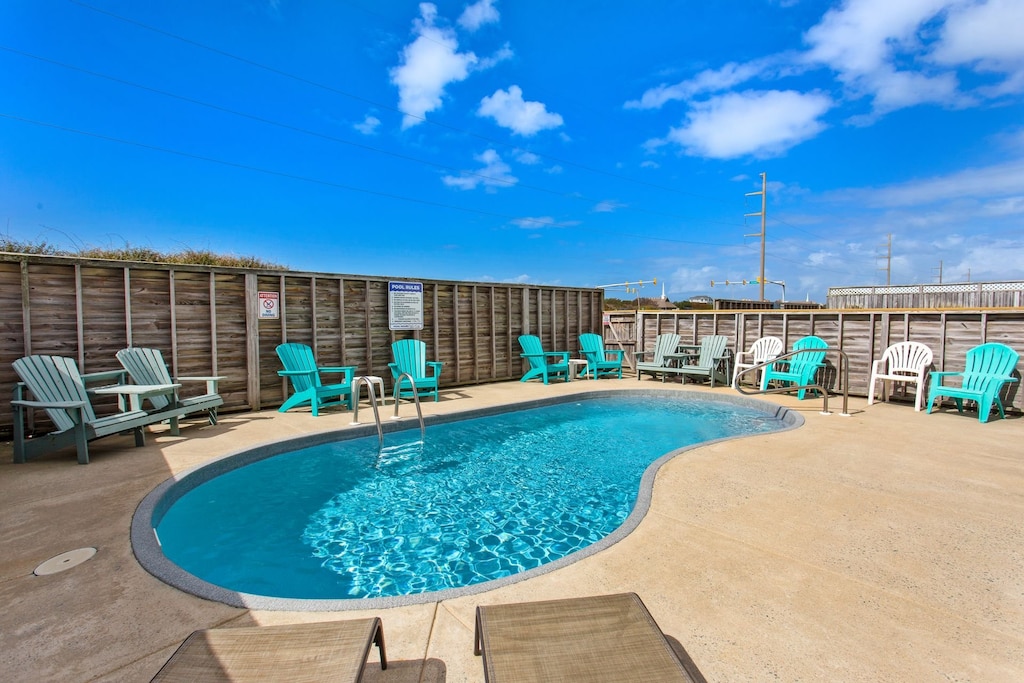 Enjoy a dip in your Private Pool and your Bubbly Hot Tub!