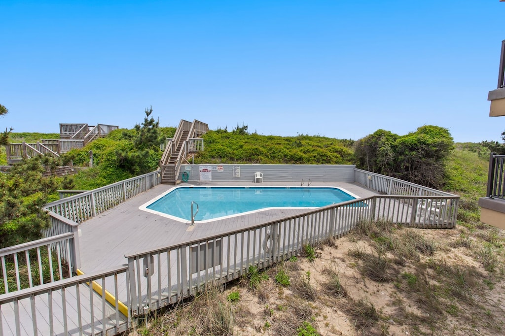 Enjoy a dip in the community pool on a warm day!