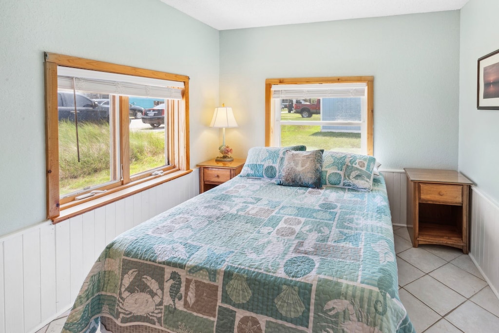 The Queen Bedroom offers a beautifully dreamy space for catching some Z's.