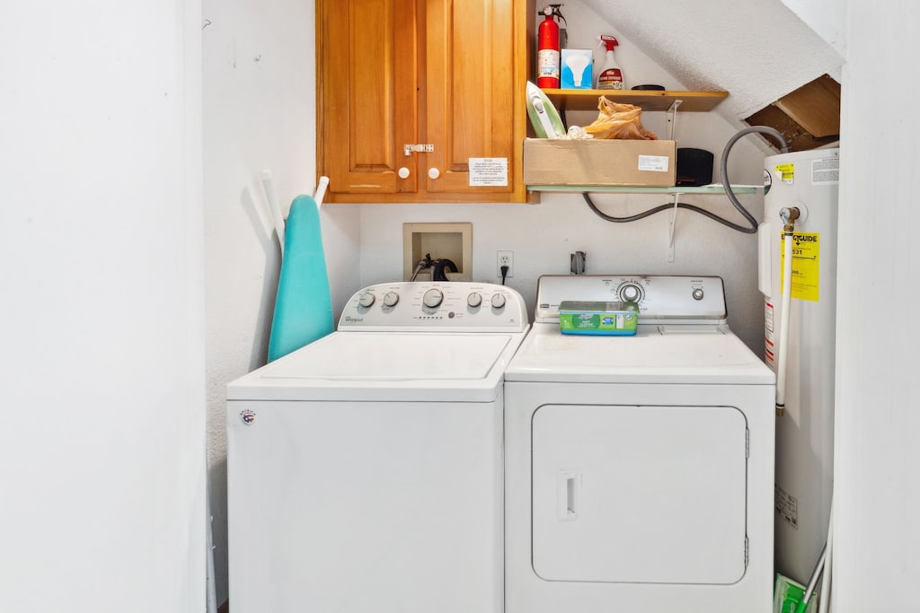 A nearby Laundry Closet that makes mid-week washes fast and easy.