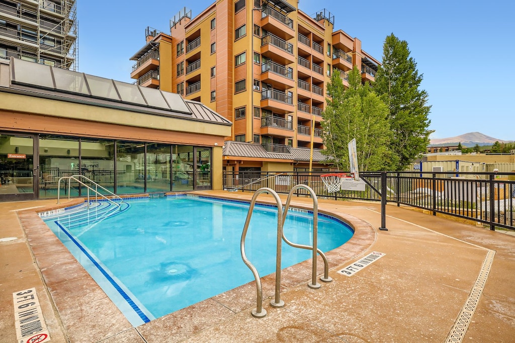 Enjoy Swimming in the Outdoor Pool