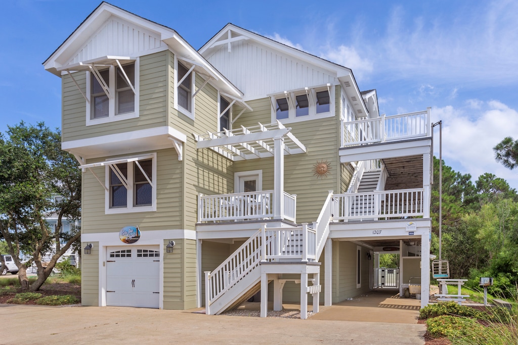 This 6-bedroom 4.5-bath sandcastle is poised for every type of adventure under the sun.
