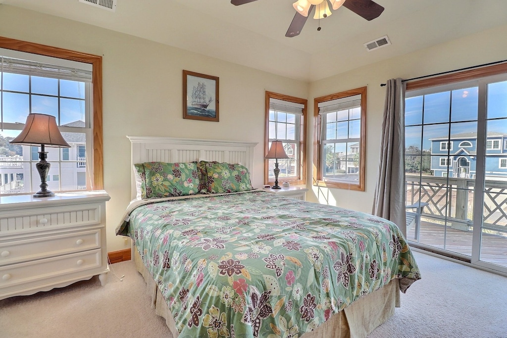 Enjoy the luxury of the Queen Master Suite on this level with its own Garden Tub and a separate Walk-In Shower.