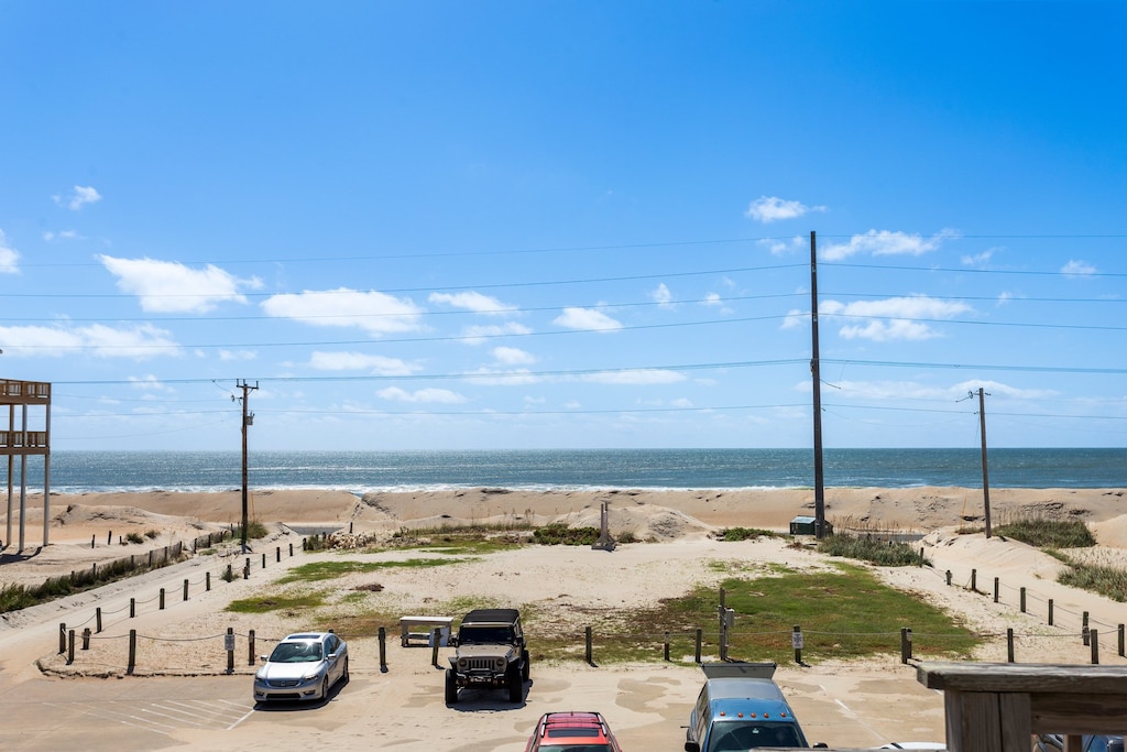 Make your way to the ocean just across the street!