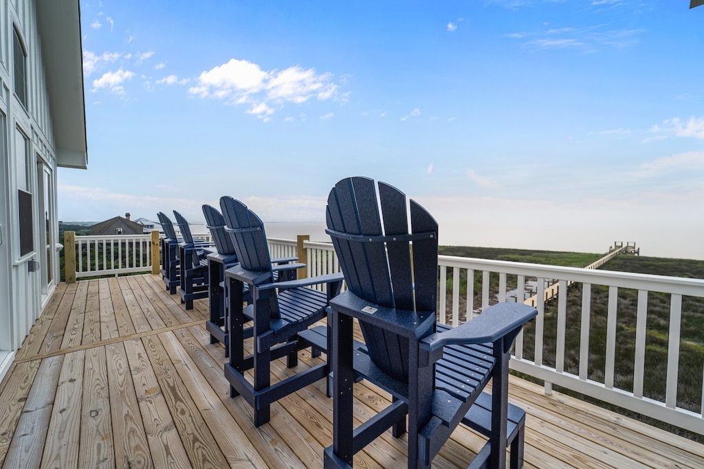 Enjoy views of the sound from the Lookout on the Top DecK!