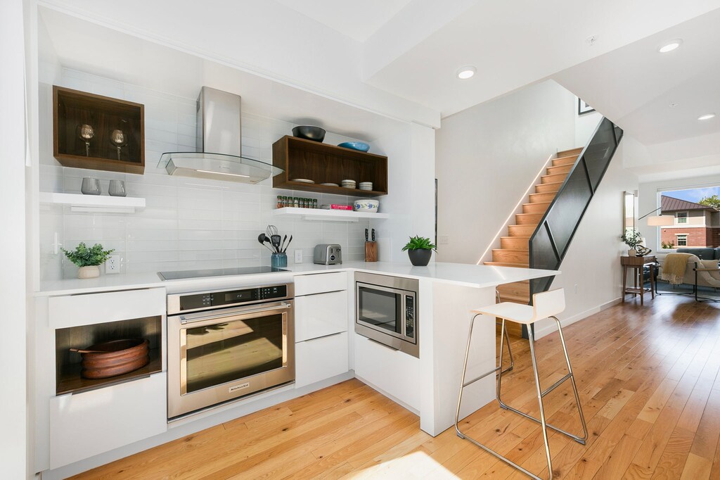 Kitchen, Living and Dining Area (main floor)
