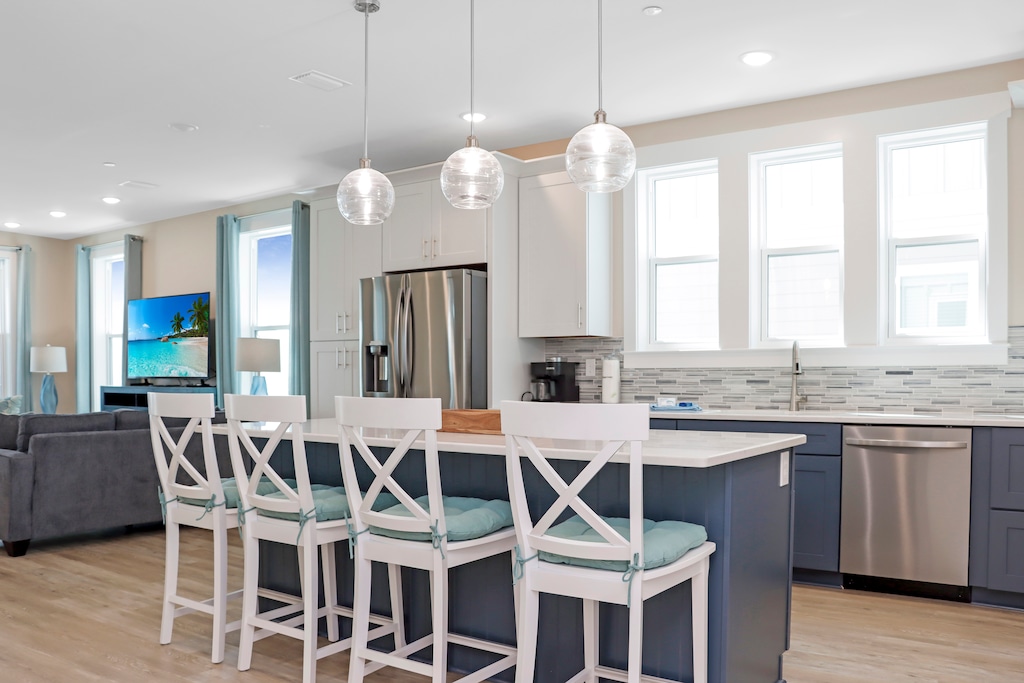 Kitchen with Bar Seating