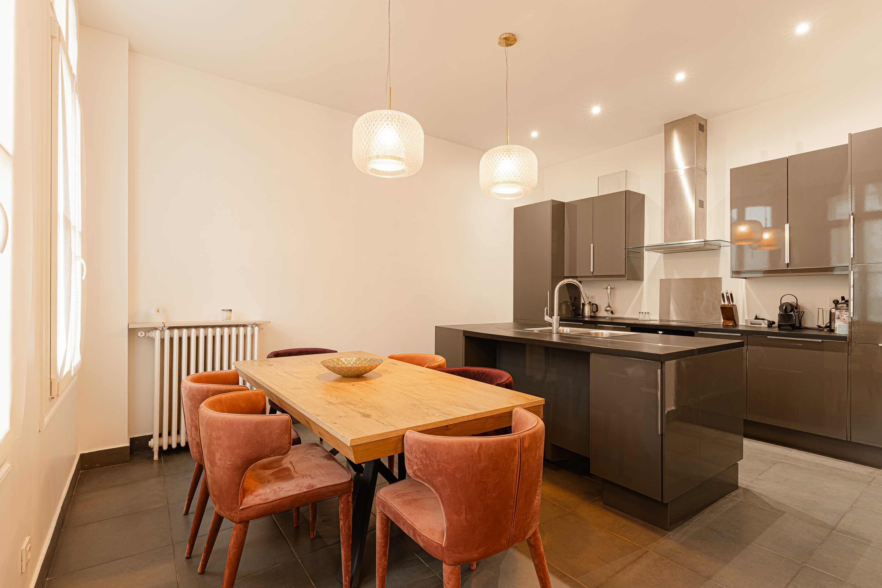 Refined Coastal Escape with Terrace & Comfort - Steps from Deauville Beach