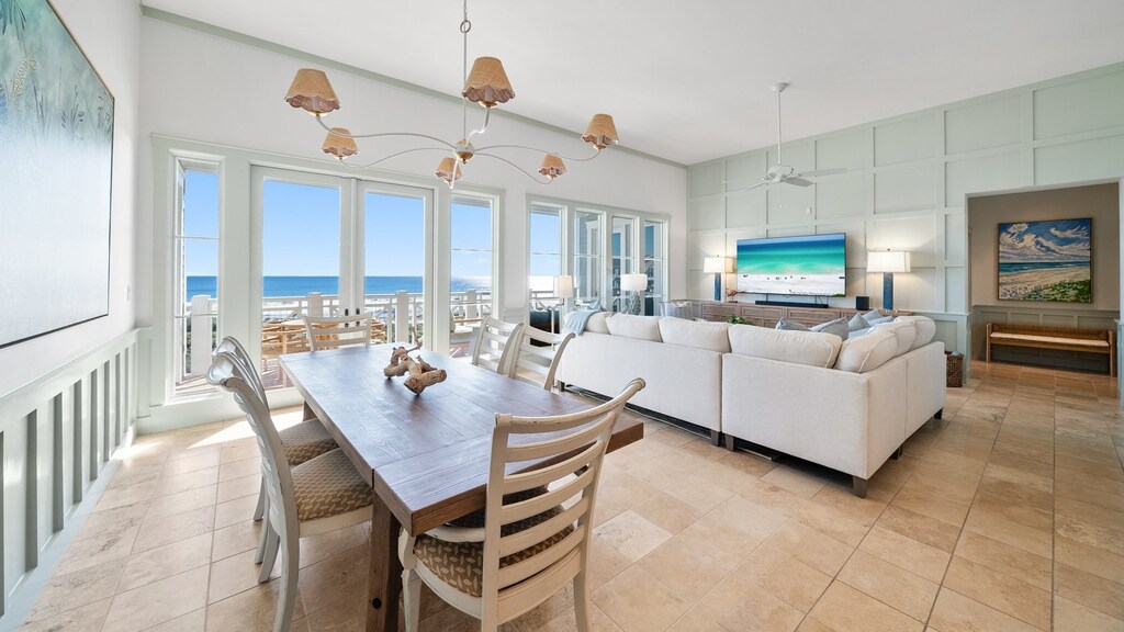 Vitamin Sea | Dining & Living Space | Scenic Views of the Gulf and Dunes
