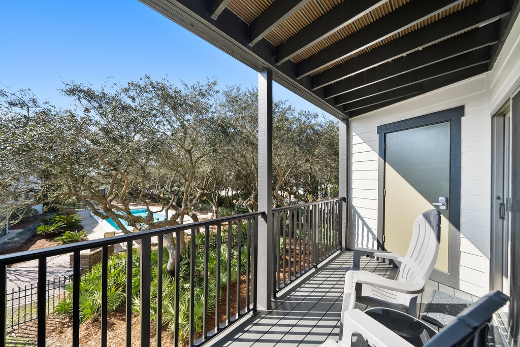 Inlet Dunes 205- Salt & Light | Outside Balcony