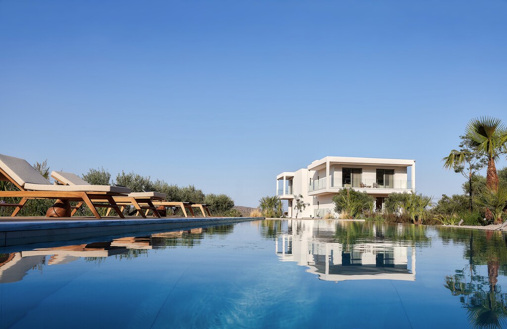 A Cretan masterpiece offering serene luxury and direct resort access in Elounda.