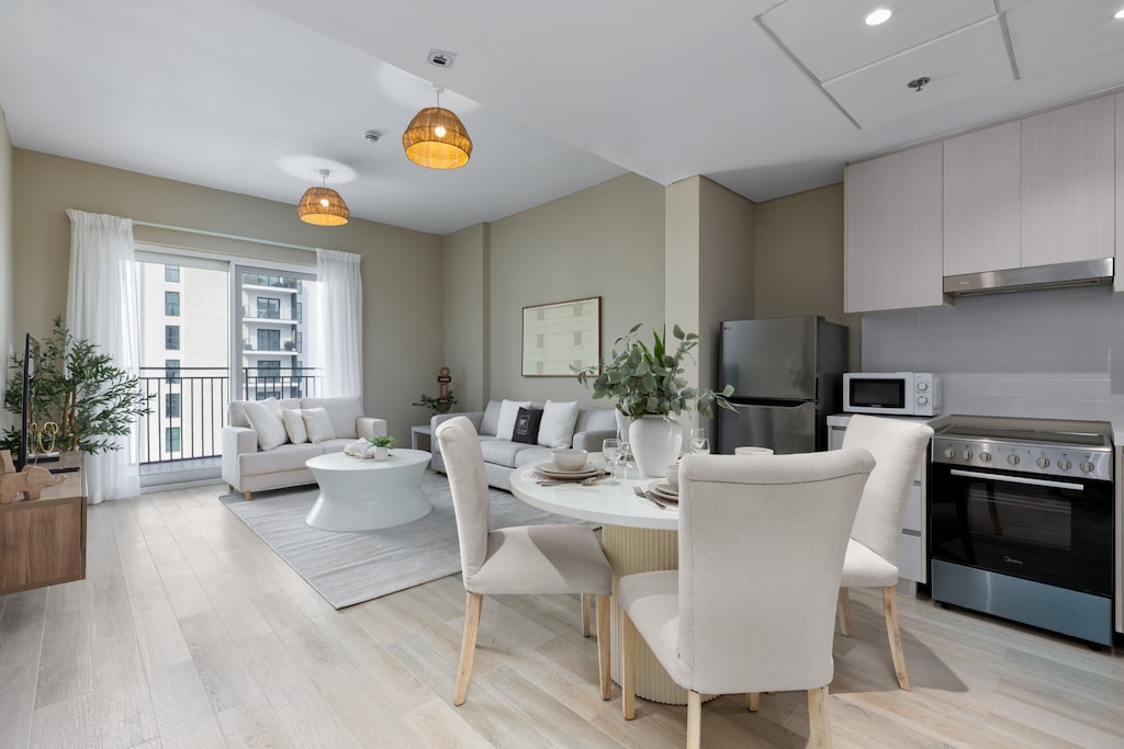 Modern holiday rental hideaway with canal views located on Yas Island in Abu Dhabi