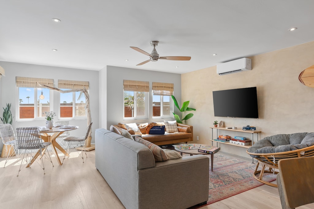 Open concept living.