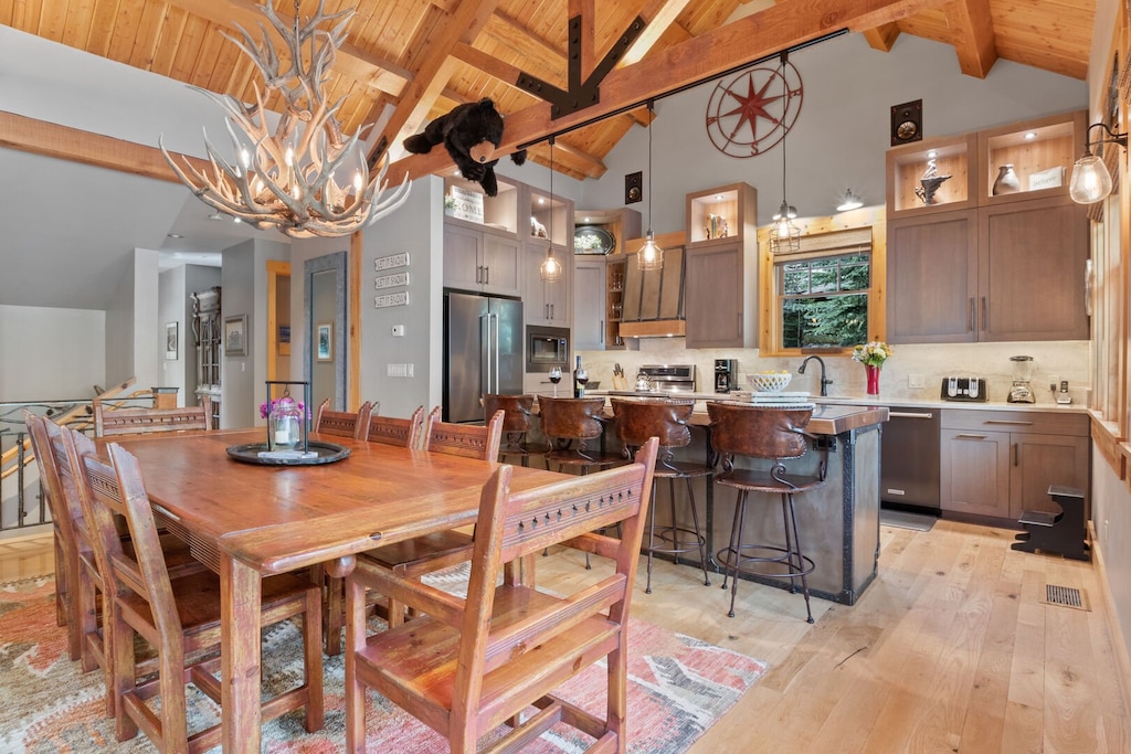 Dining Room and Kitchen
