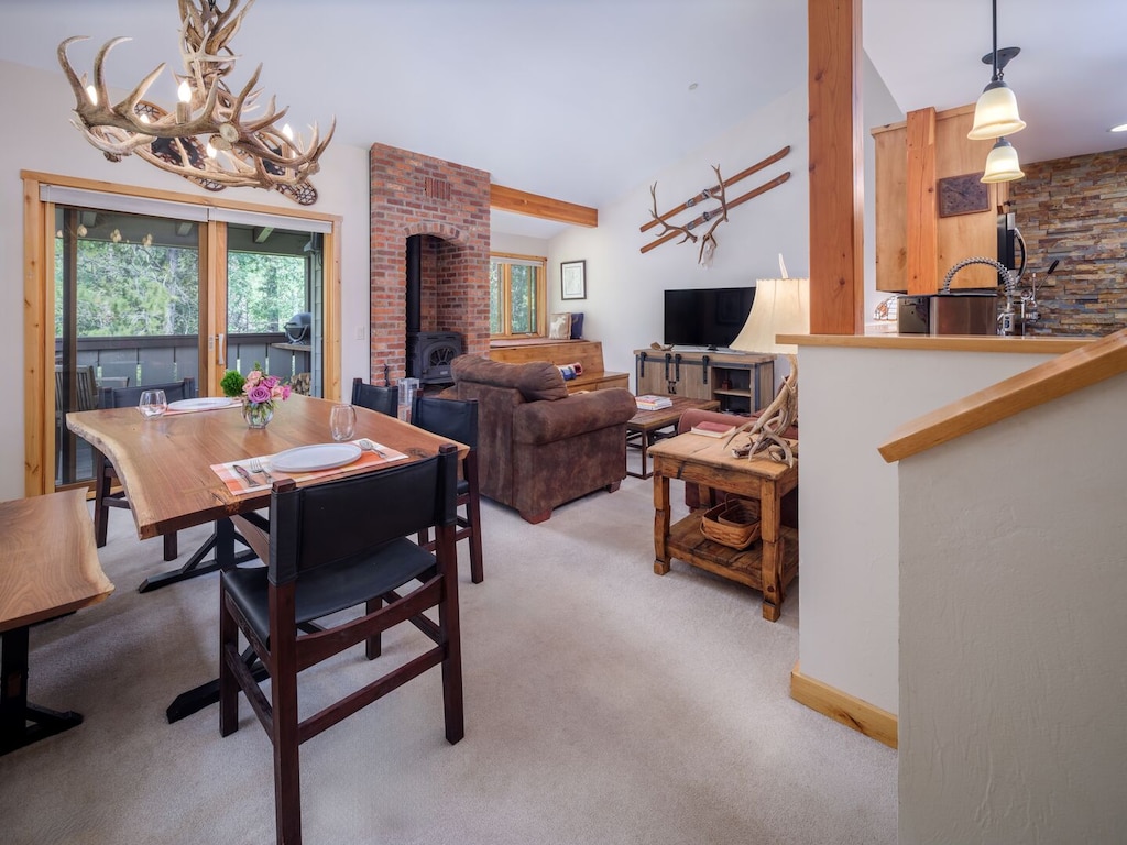 Living Area with Balcony access