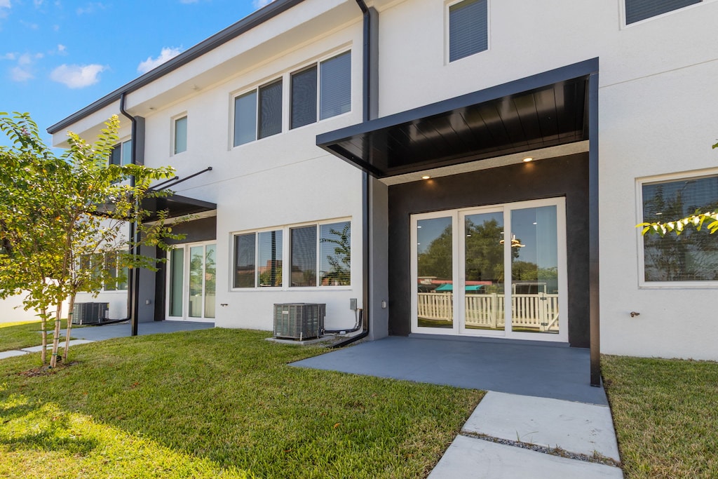 Private outdoor patio perfect for your morning coffee or relaxing in the Florida sun. 