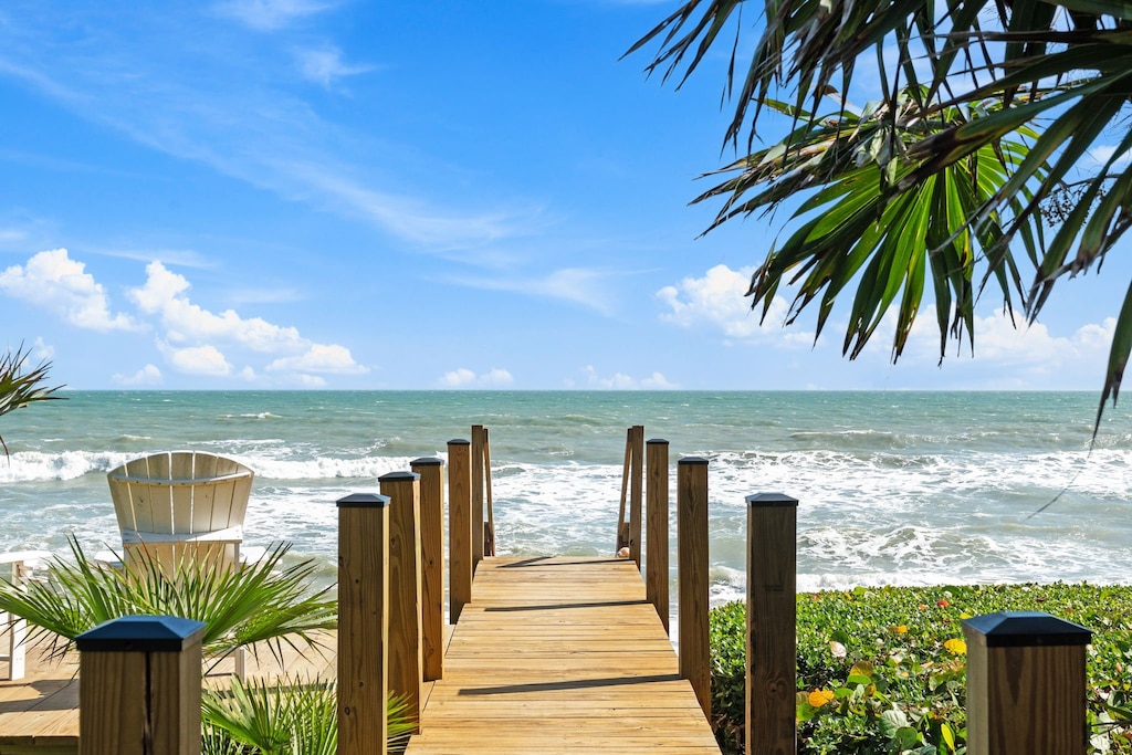 Private beach access