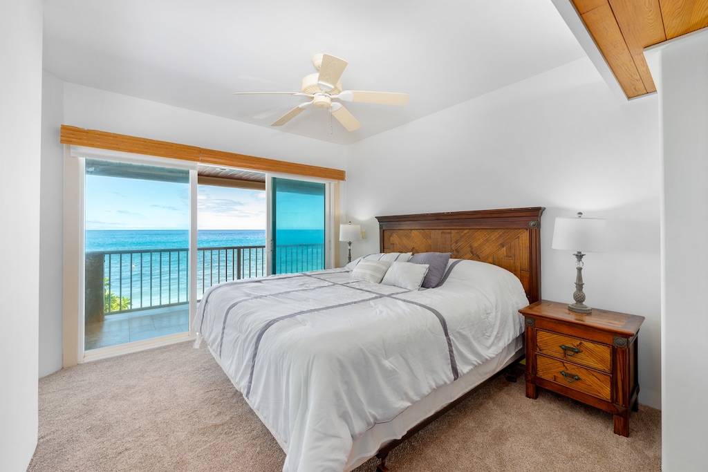 First Guest Bedroom with Beautiful Ocean Views