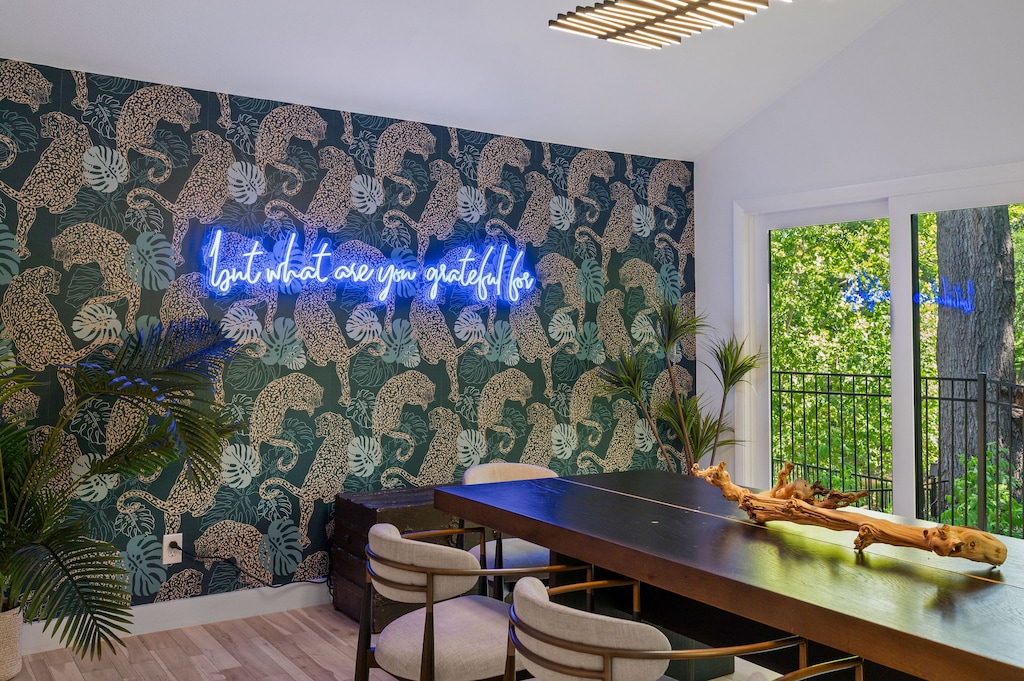 Delightful dining room