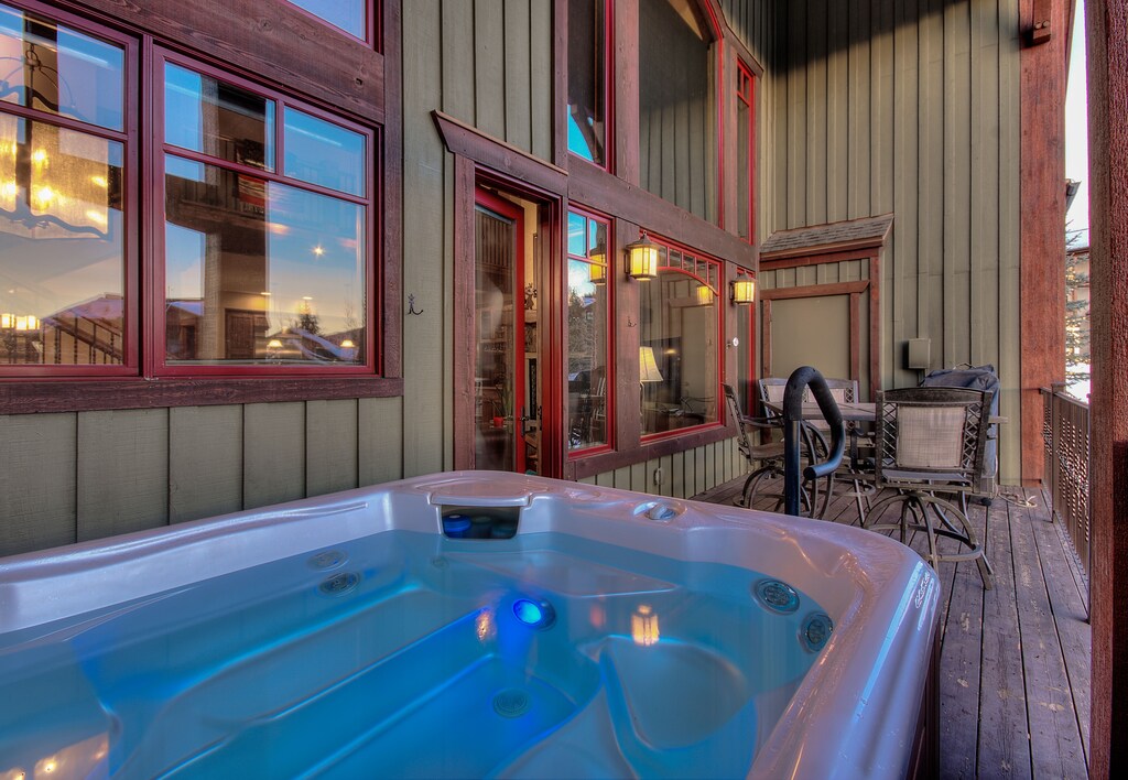 Deck with Private Hot Tub