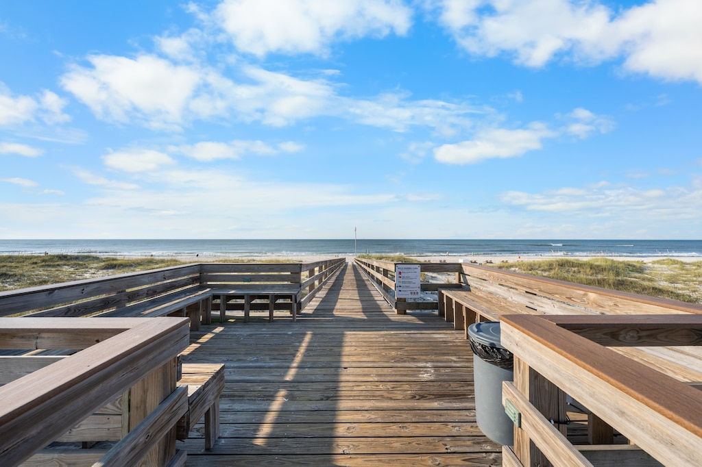 Private beach access