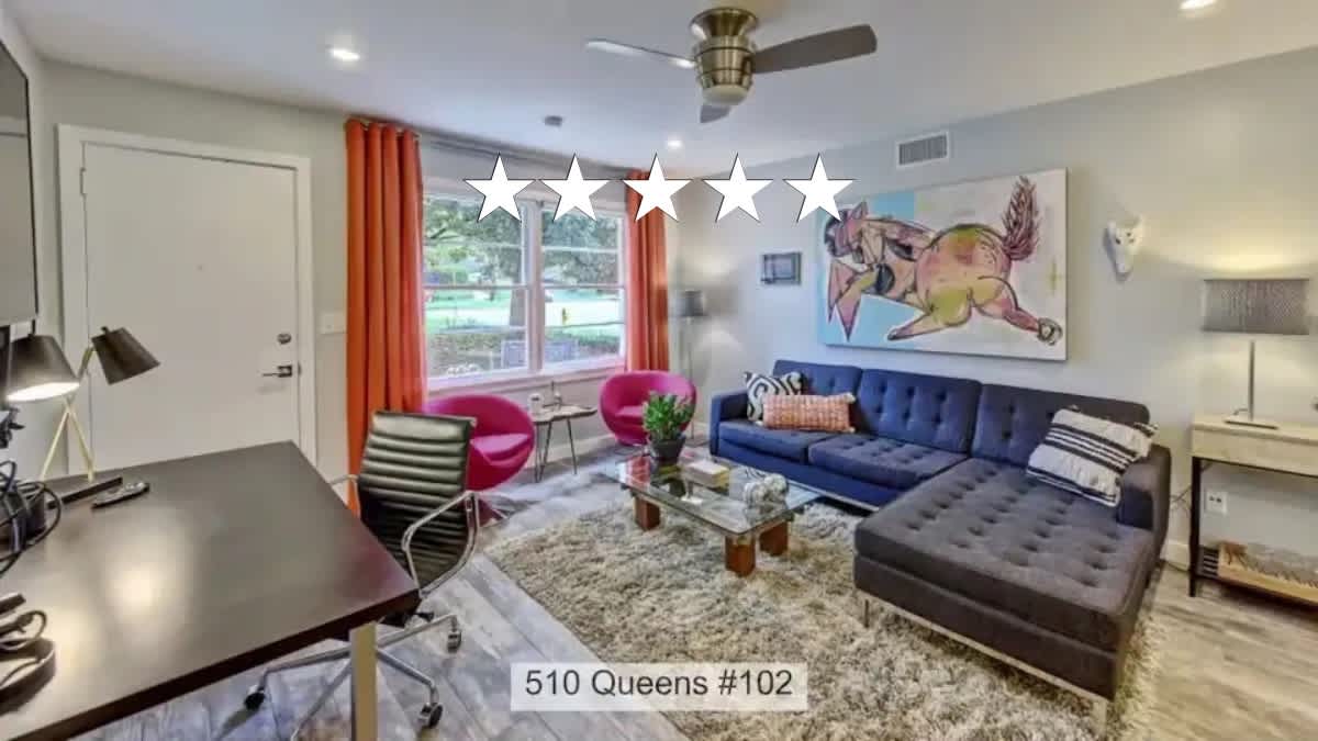 Retro Myers Park 1BR King Condo | Queens Rd