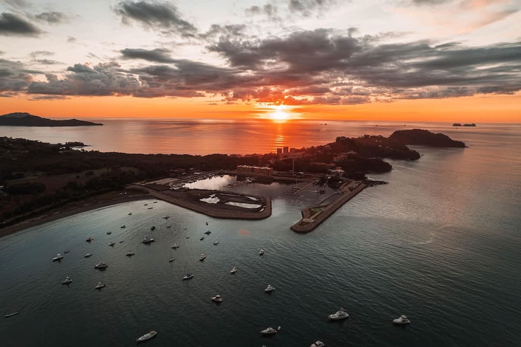 Flamingo Marina sunset.