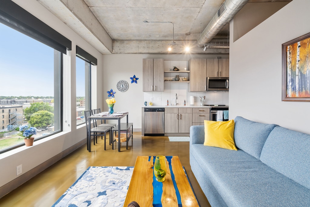 Bespoke coffee table from an art fair