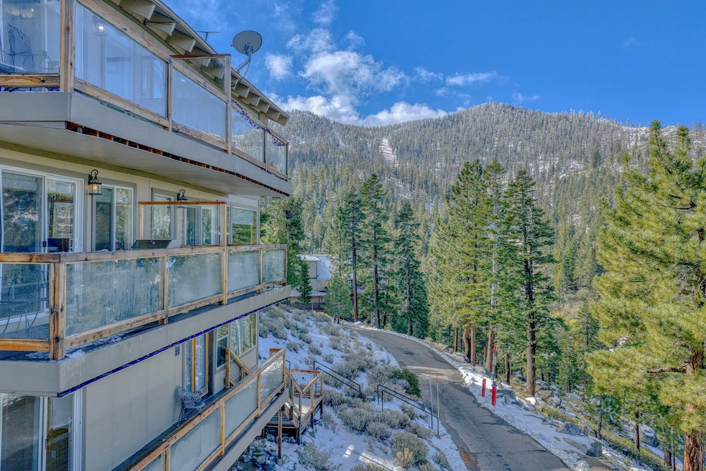 Exterior: Scenic deck, gas grill, panoramic views